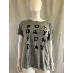 Project Social T Women's T-Shirt Cotton Gray L